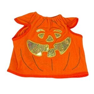 Pumpkin Pet Halloween Costume, Orange, Small